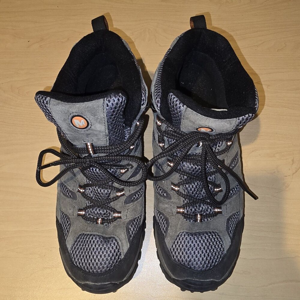 Merrell Moab 2 Mid Waterproof Dry Hiking Boots J06053 Granite Suede